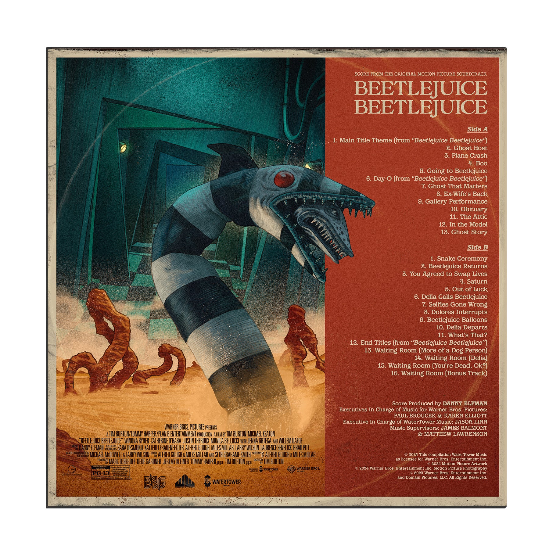 Waxwork Records - Beetlejuice Beetlejuice (Score Album) Vinyl Soundtrack