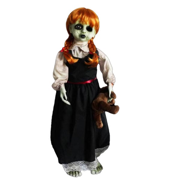 Creepy Carrie with Teddy - Girl Doll Animatronic