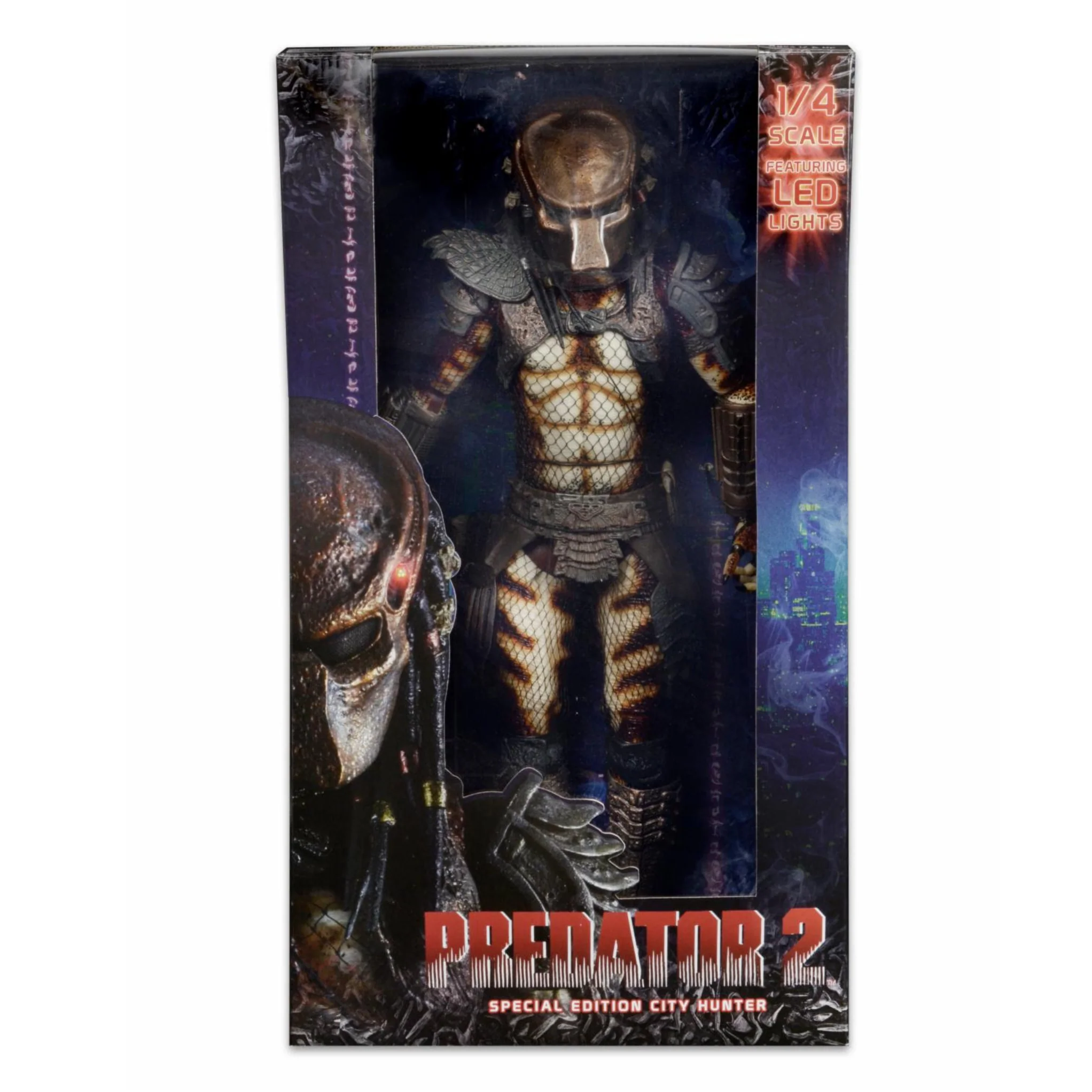 NECA Predator 2 - City Hunter Predator with LED Lights 1/4 Scale Action Figure