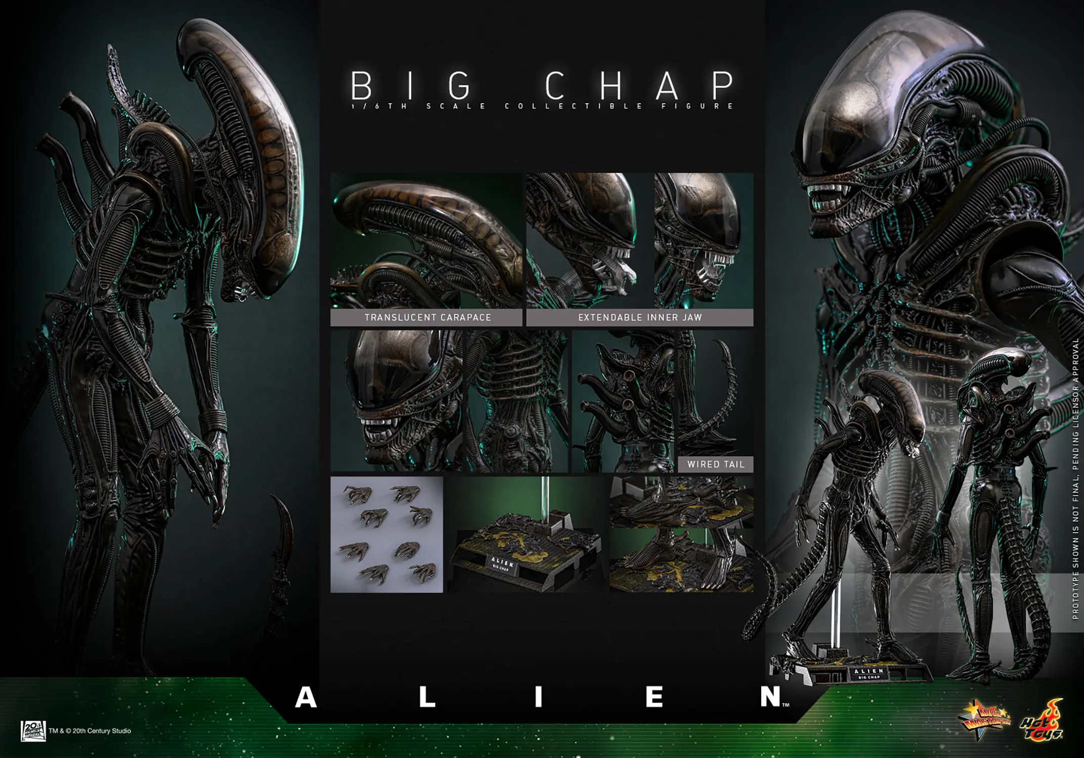 Hot Toys - Alien Big Chap 1/6 Scale Figure | Mad About Horror