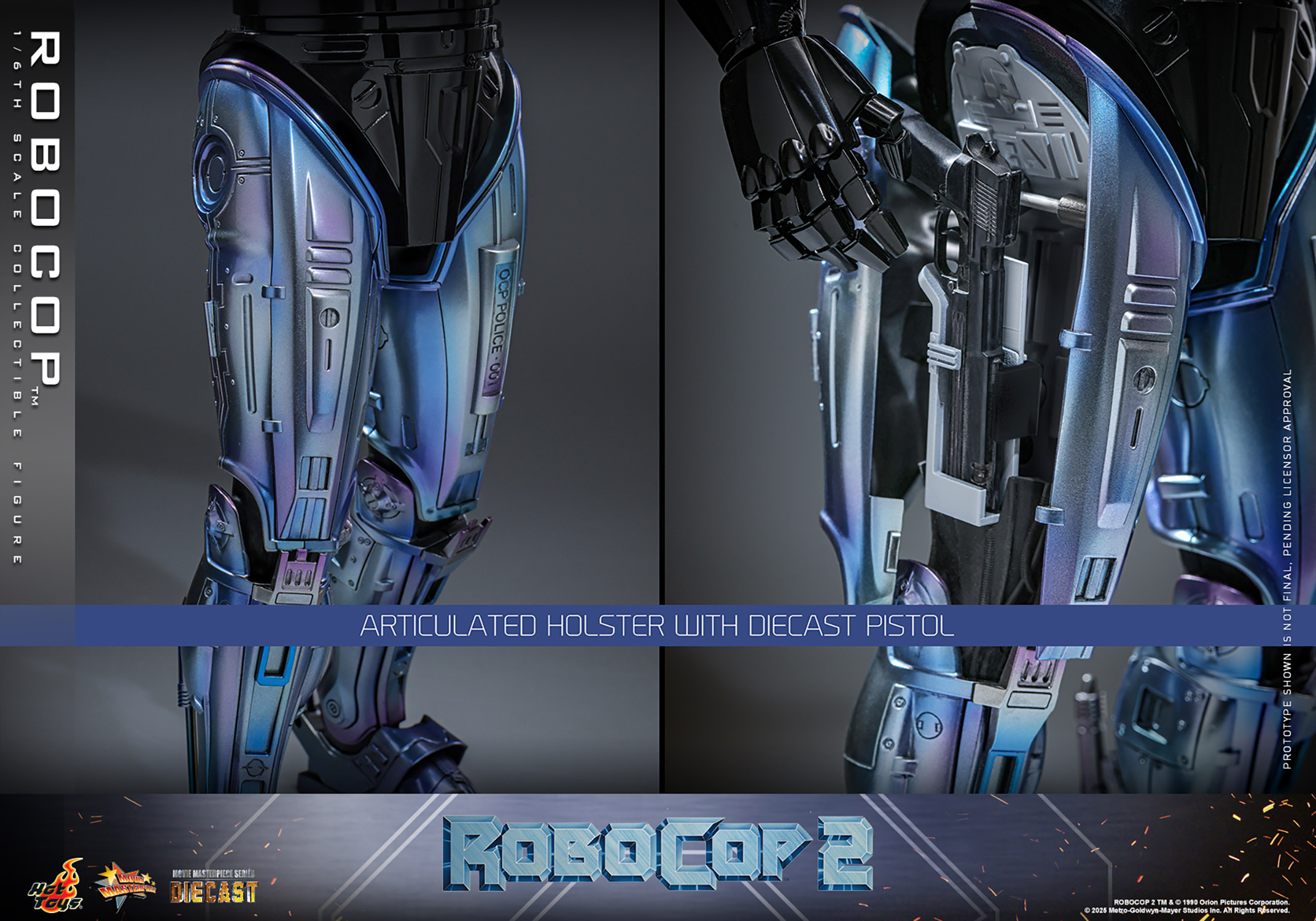 Hot Toys RoboCop 2 - RoboCop 1/6 Scale Action Figure