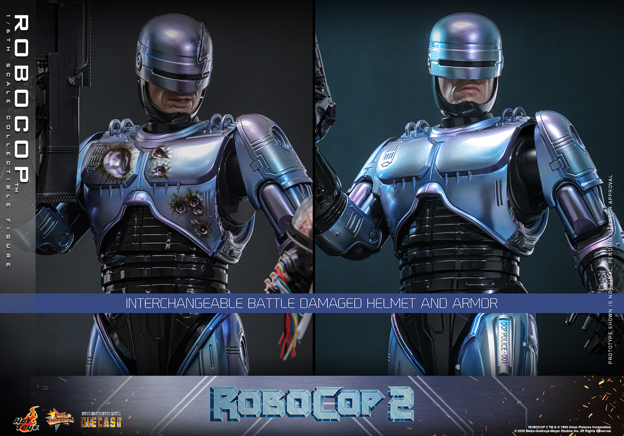 Hot Toys RoboCop 2 - RoboCop 1/6 Scale Action Figure