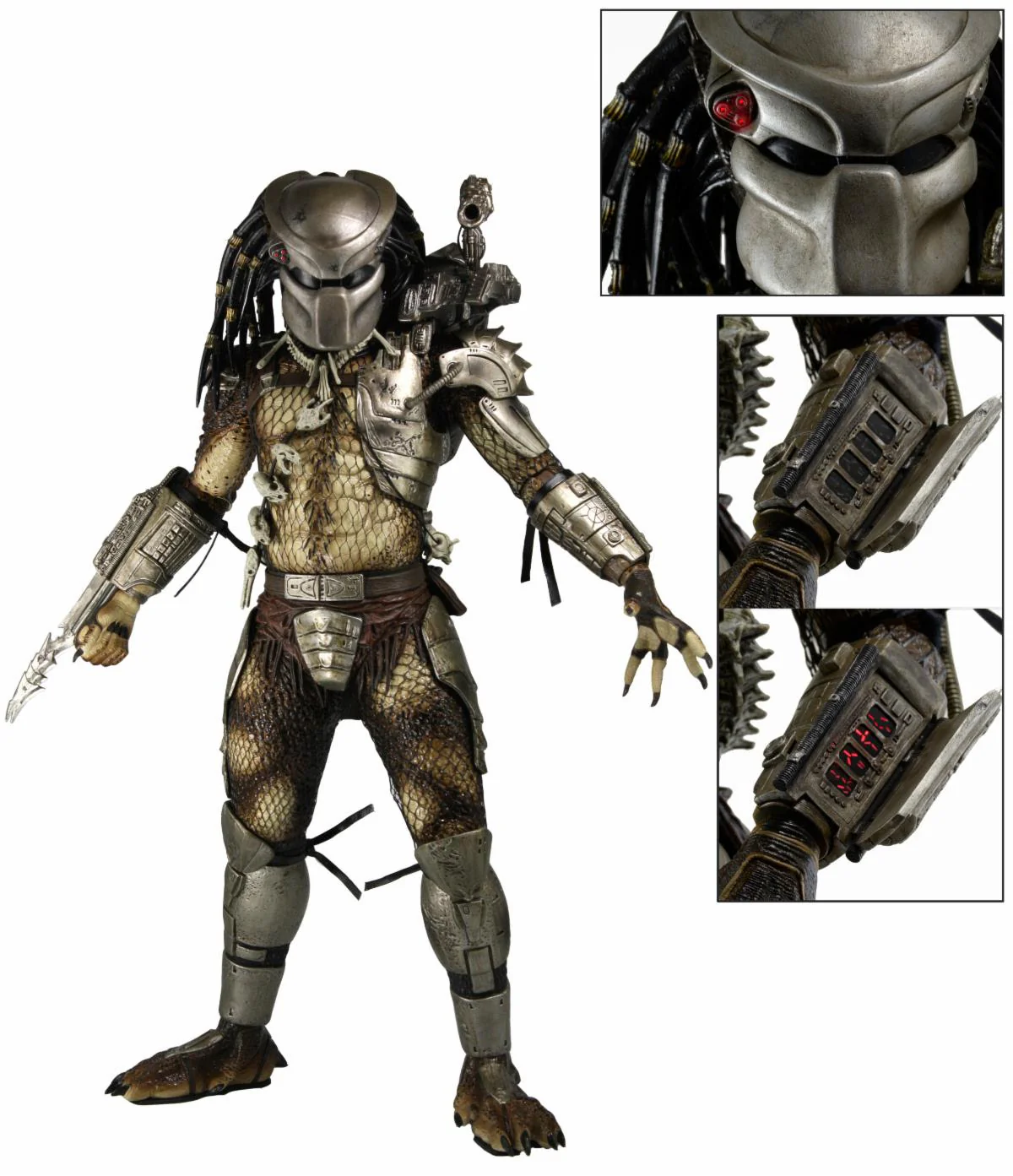 NECA Predator - Jungle Hunter Predator with LED Lights 1/4 Scale Action Figure