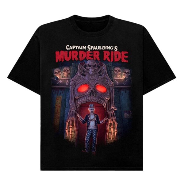 Gutter Garbs Horror T Shirt - House of 1000 Corpses: Welcome to the Murder Ride (Comfort Colors)