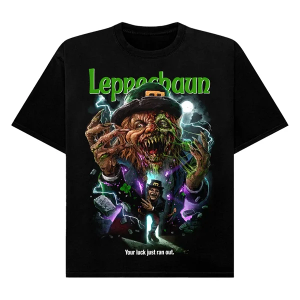 Gutter Garbs Horror-T-Shirt - Leprechuan: Das Glück der Iren (Comfort Colors)
