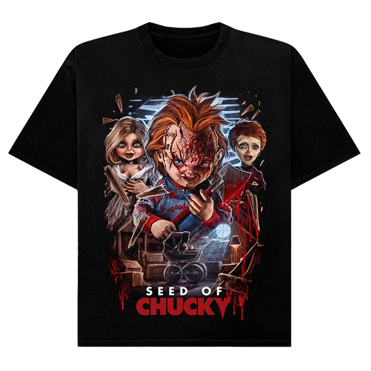 Gutter Garbs Horror T Shirt - Seed of Chucky: Fear the Second Coming (Comfort Colors)