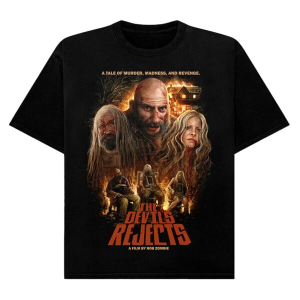 Gutter Garbs Horror T Shirt - The Devil's Rejects: A Tale of Murder, Madness and Revenge (Comfort Colors)