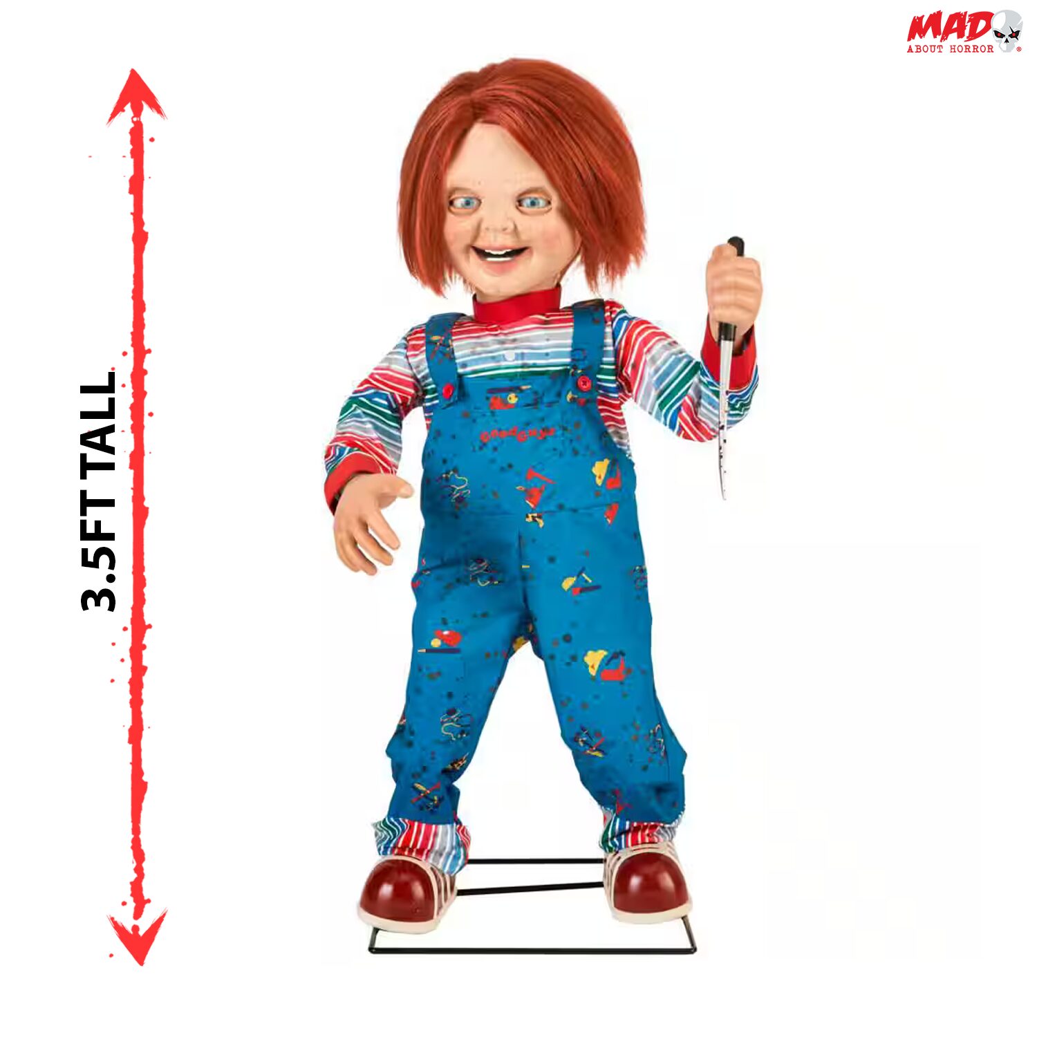 3.5ft Chucky Halloween Animatronic