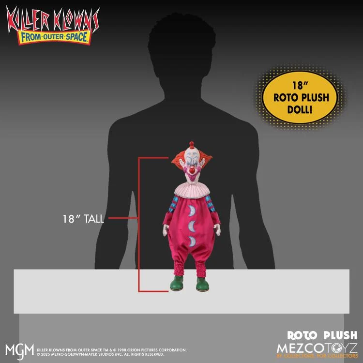 MEZCO MDS Killer Klowns From Outer Space - Slim Roto Plush