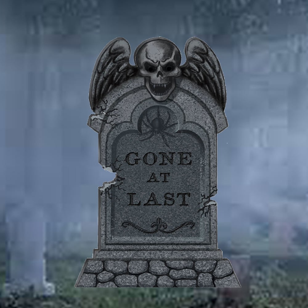 55cm Gone At Last Large Tombstone