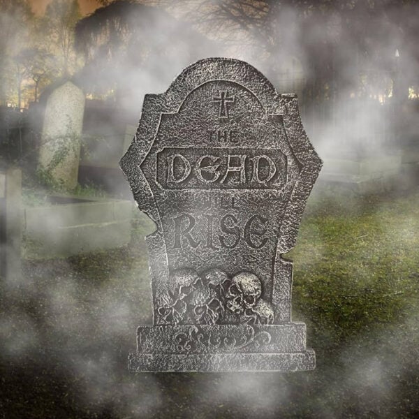 halloween tombstone dead will rise