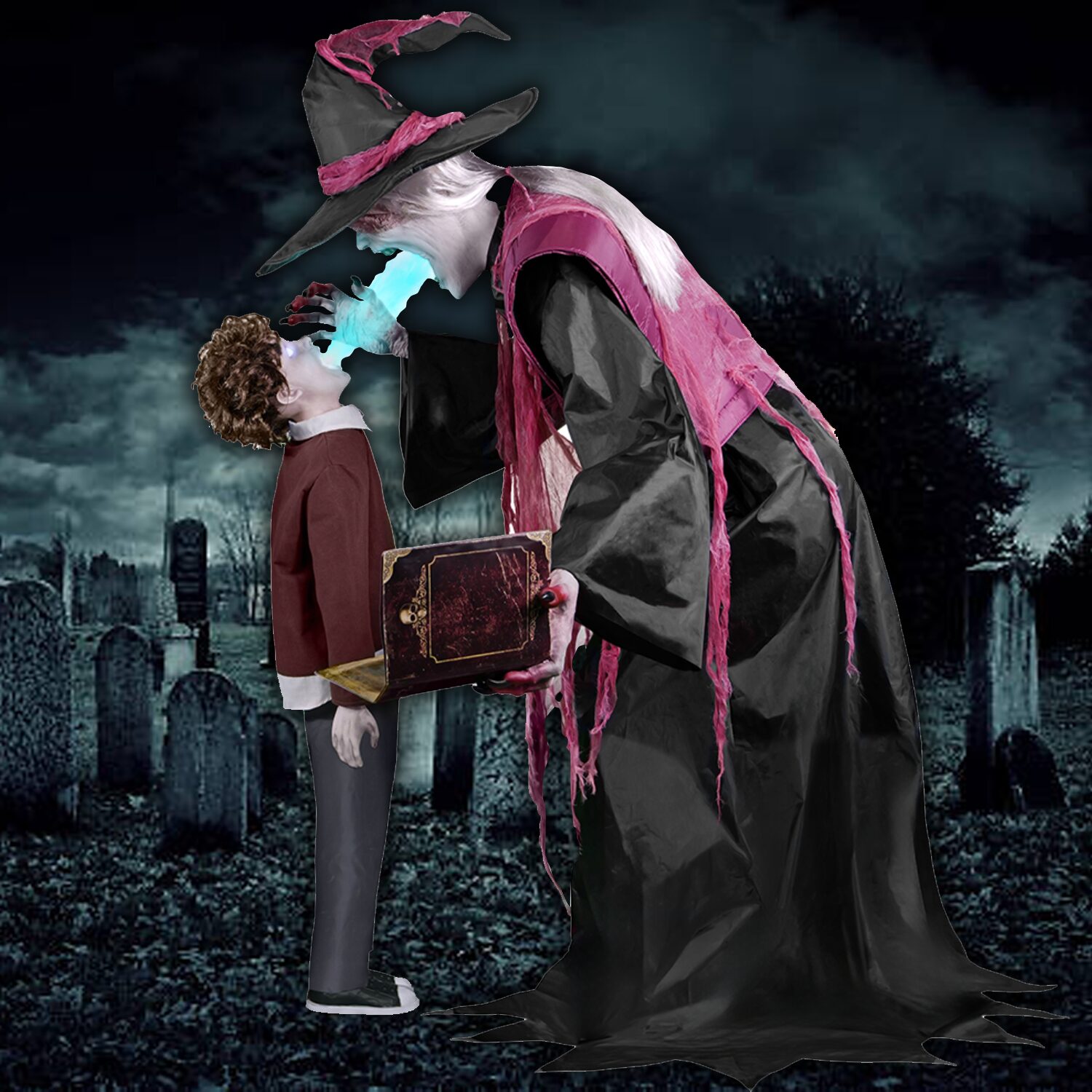 7ft Soul Harvester Animated Halloween Prop