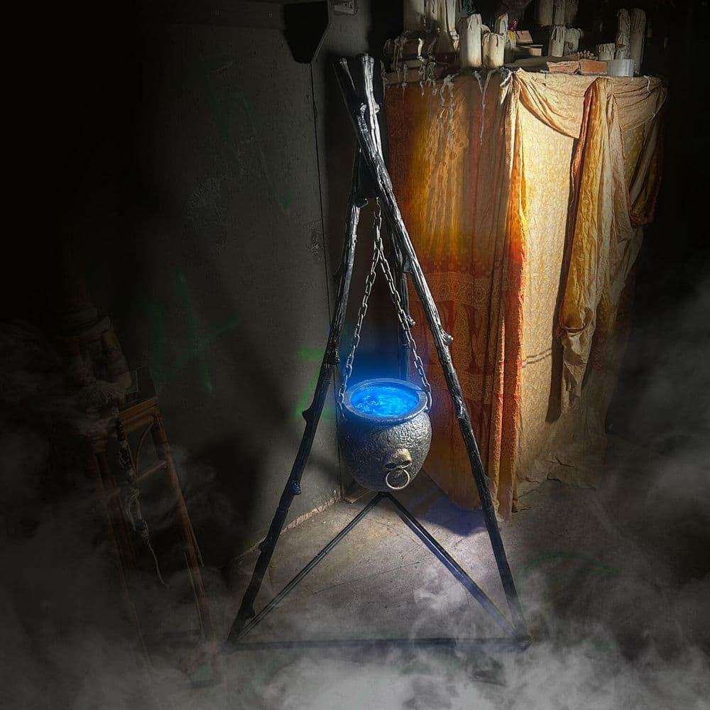 Touch Activated Animated Witches Cauldron