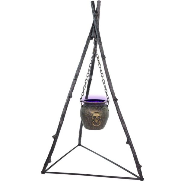 Chaudron de sorcière animé Home Depot