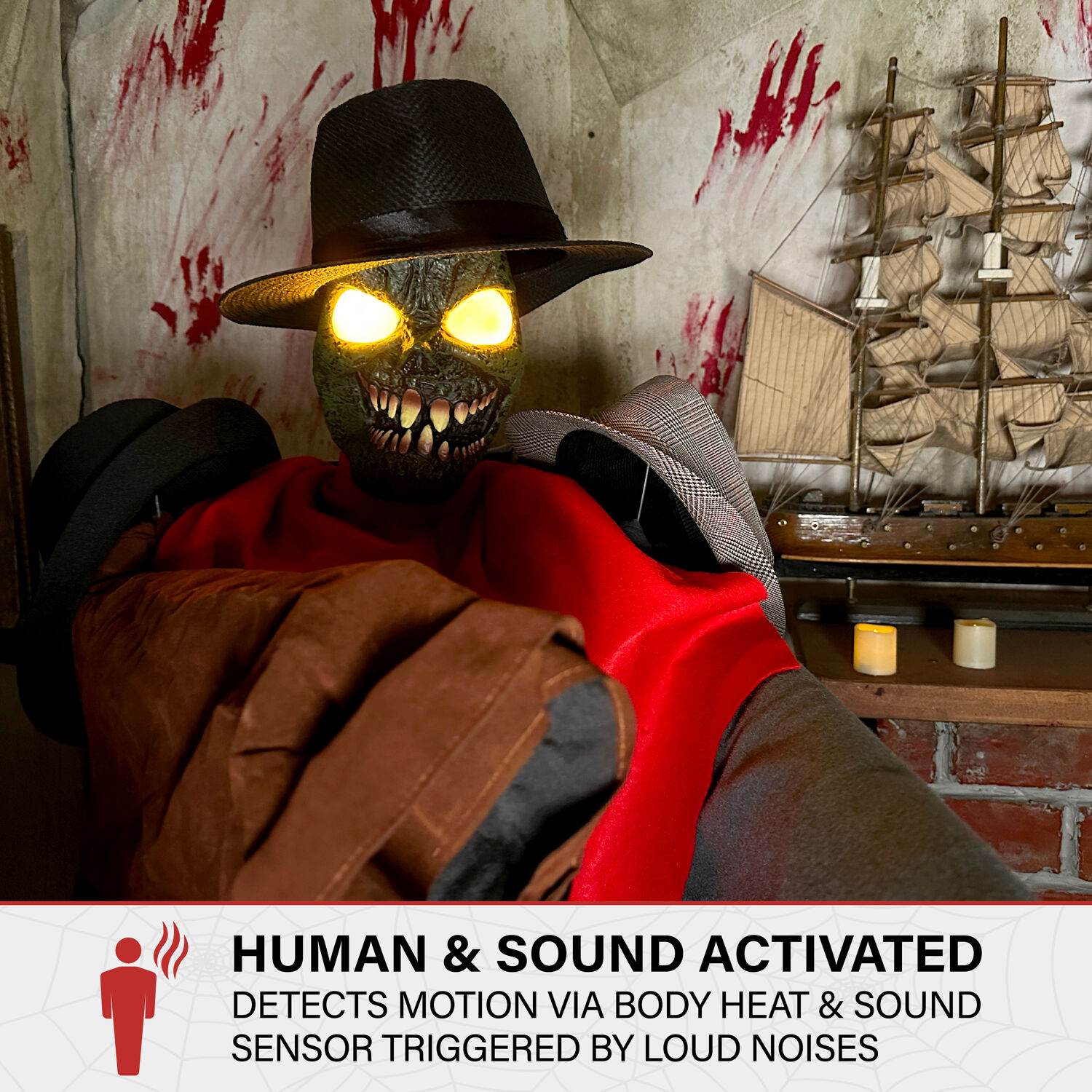 Coat Rack Monster Animated Prop