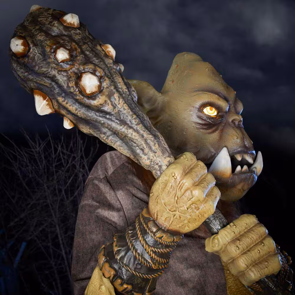 8ft Gruesome Grounds Tumble The Troll Animatronic