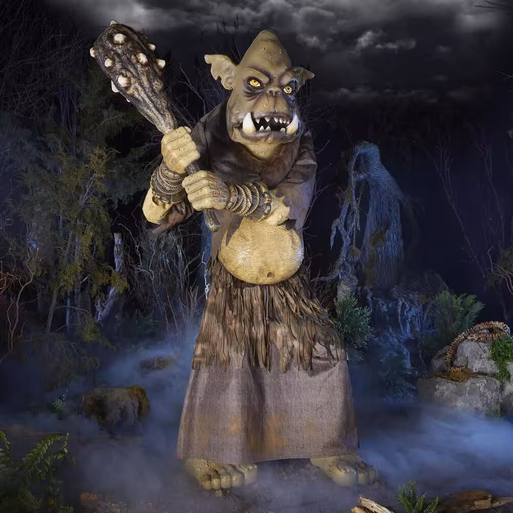 8ft Gruesome Grounds Tumble The Troll Animatronic