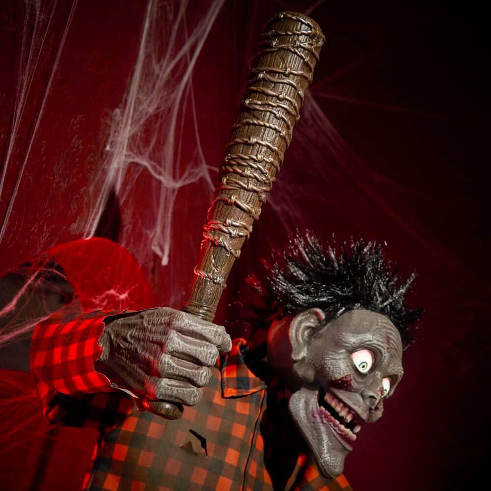 7.5ft Gruesome Grounds Zombie Trio Animatronic