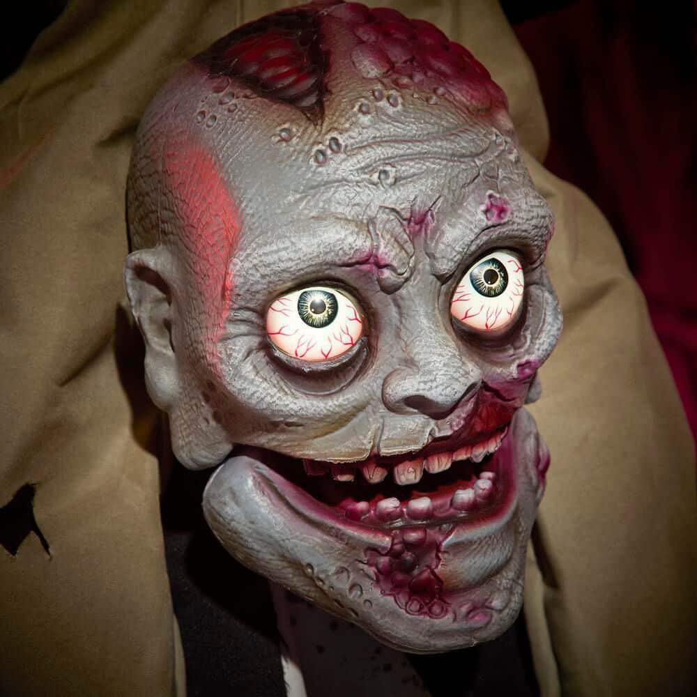 7.5ft Gruesome Grounds Zombie Trio Animatronic