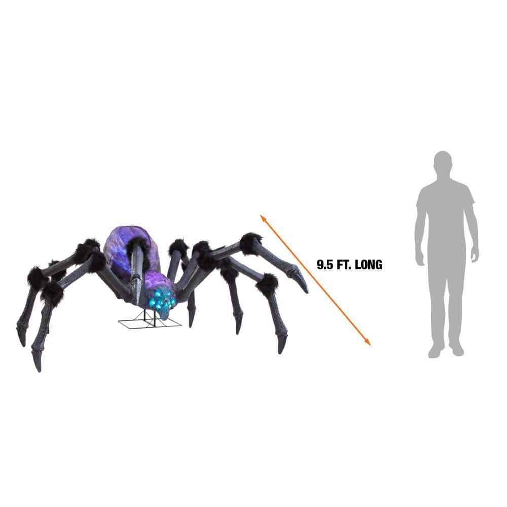 9.5ft Gruesome Grounds Giant Arachnophobia Spider