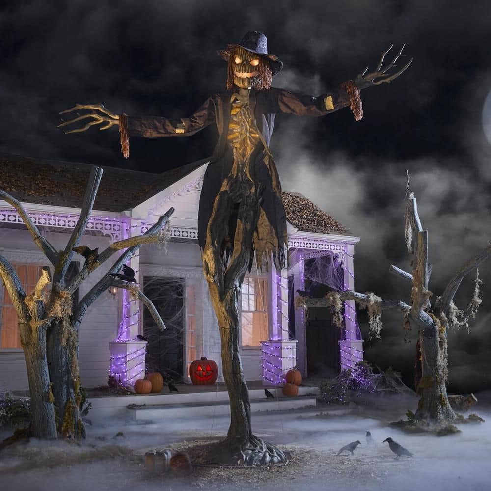 15ft Gruesome Grounds Giant Animated Worricrow
