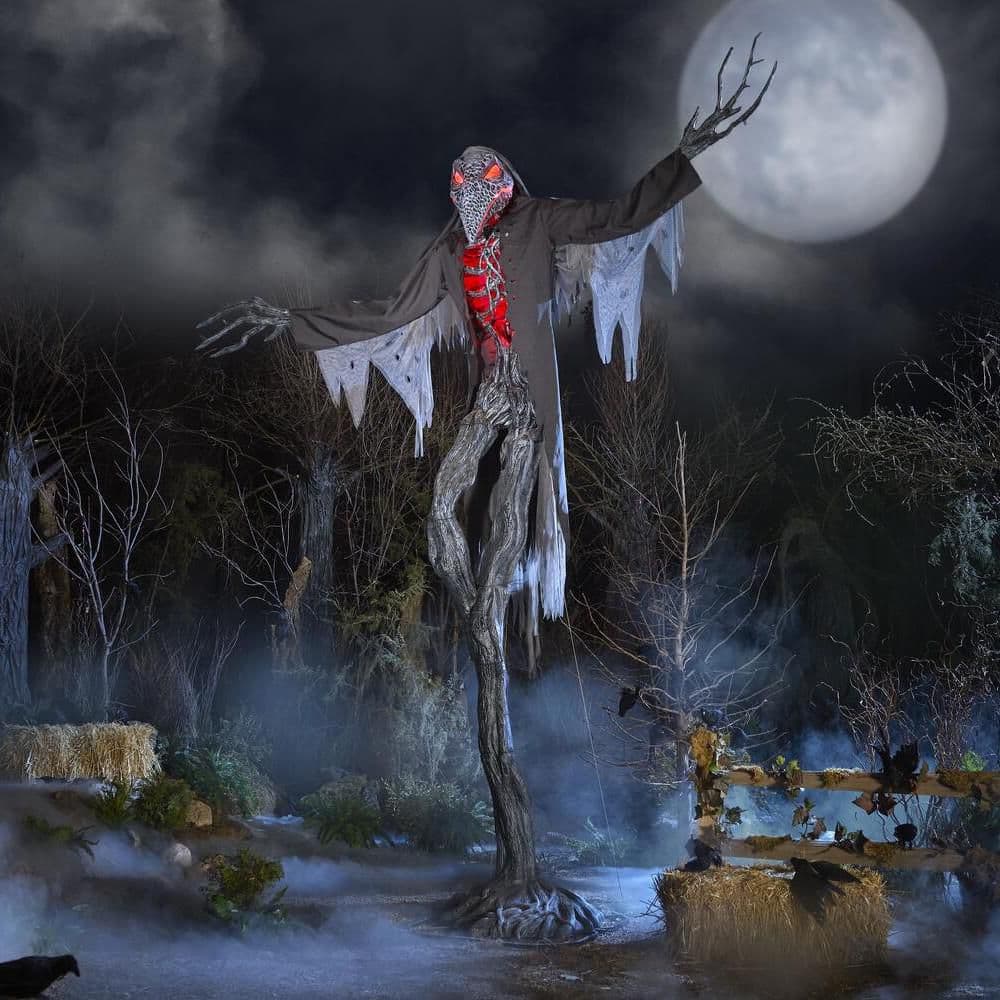 15ft Grave & Bones Giant Gally Crow Animatronic
