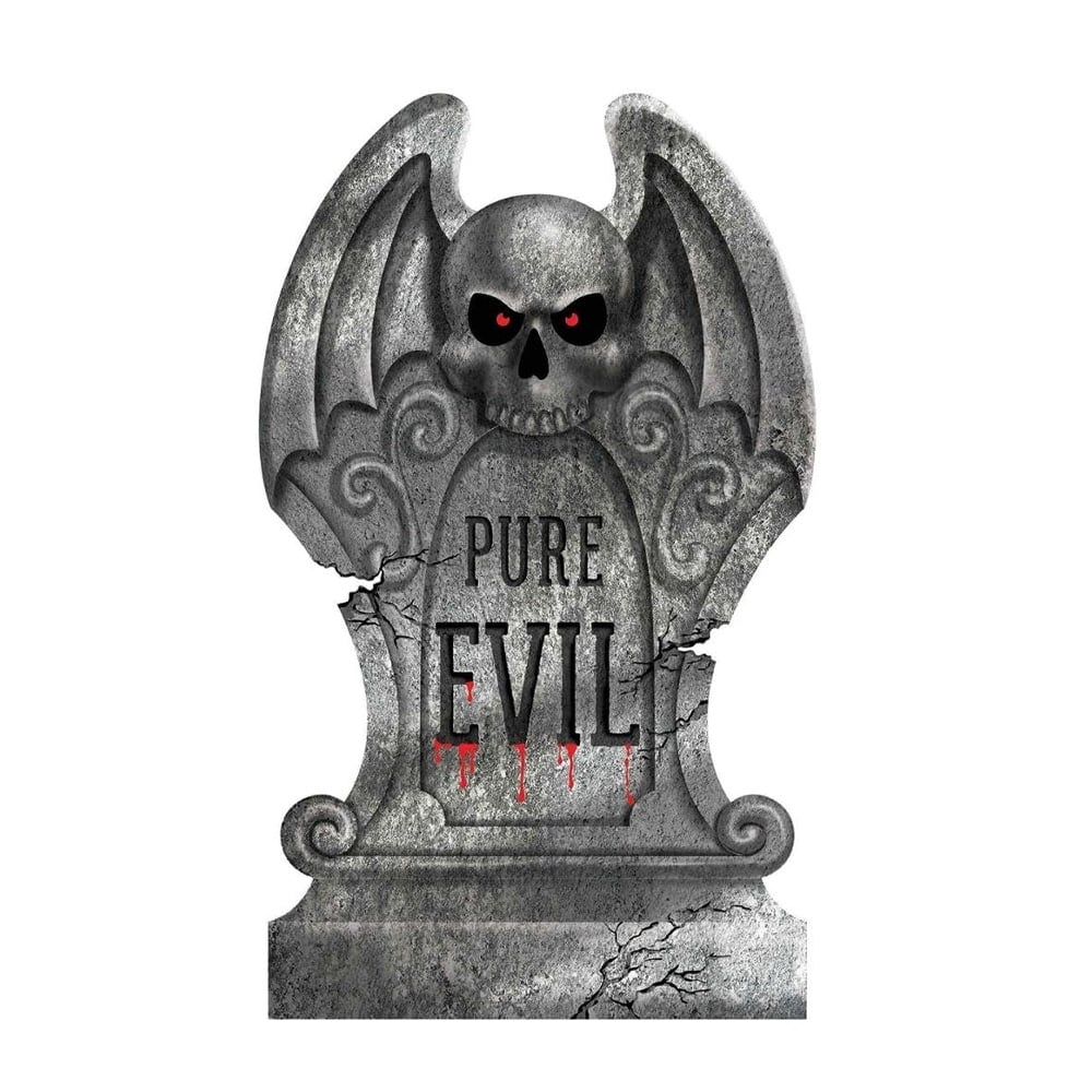 55cm Pure Evil Large Tombstone Prop