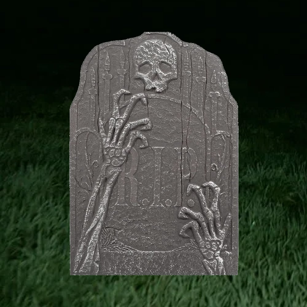 R.I.P Foam Tombstone