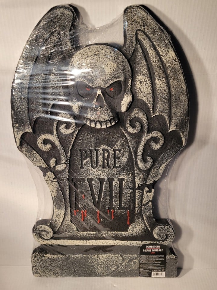 55cm Pure Evil Large Tombstone Prop