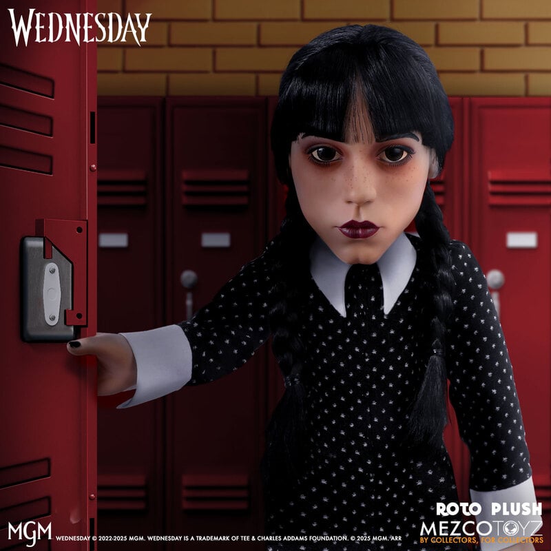 MEZCO Wednesday Addams MDS Roto Plush