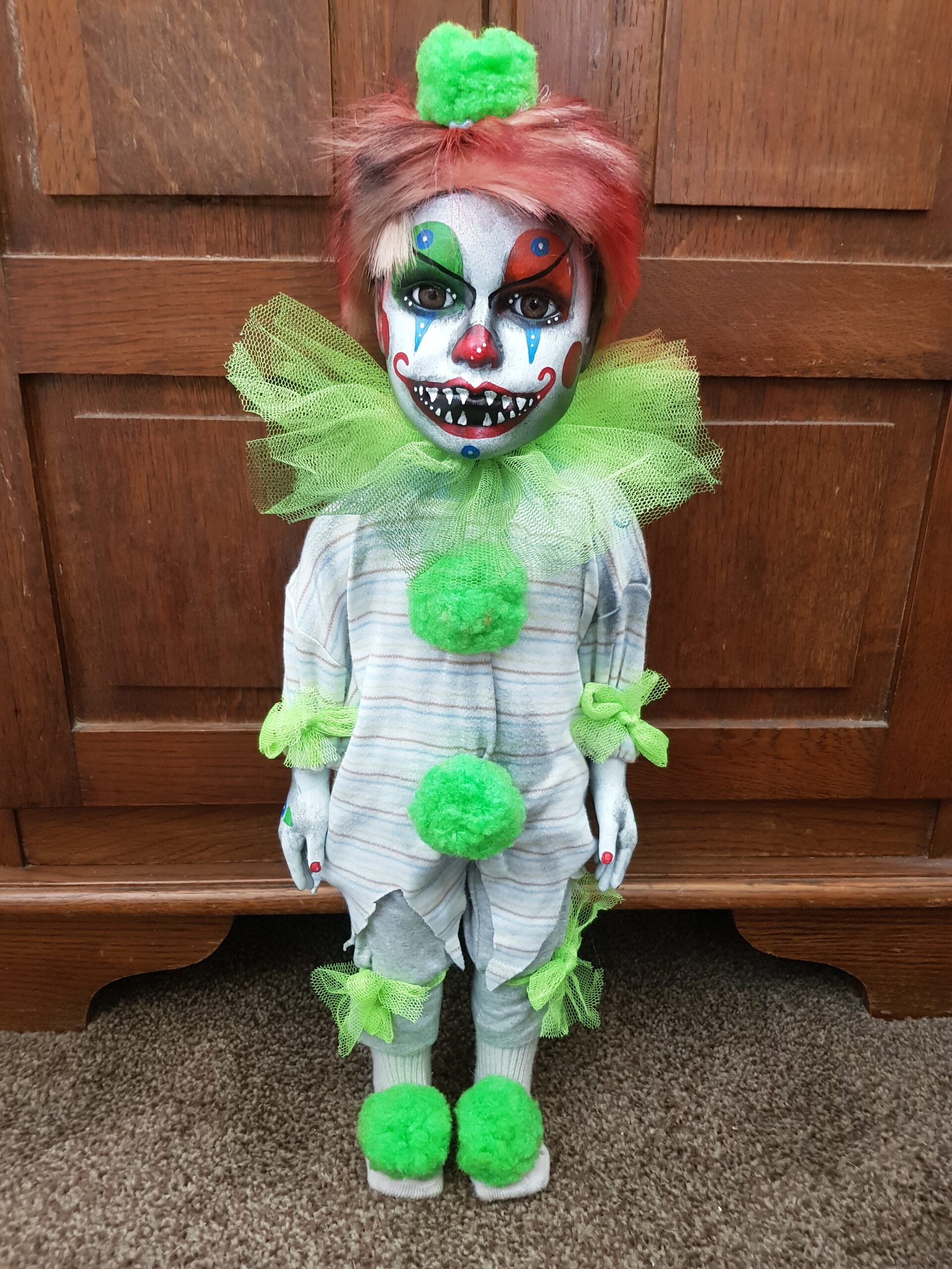 OOAK Scary Horror Doll - Gordo the Clown