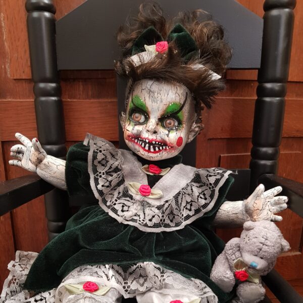 OOAK Poupée d'horreur effrayante - Creepy Cassandra Clown