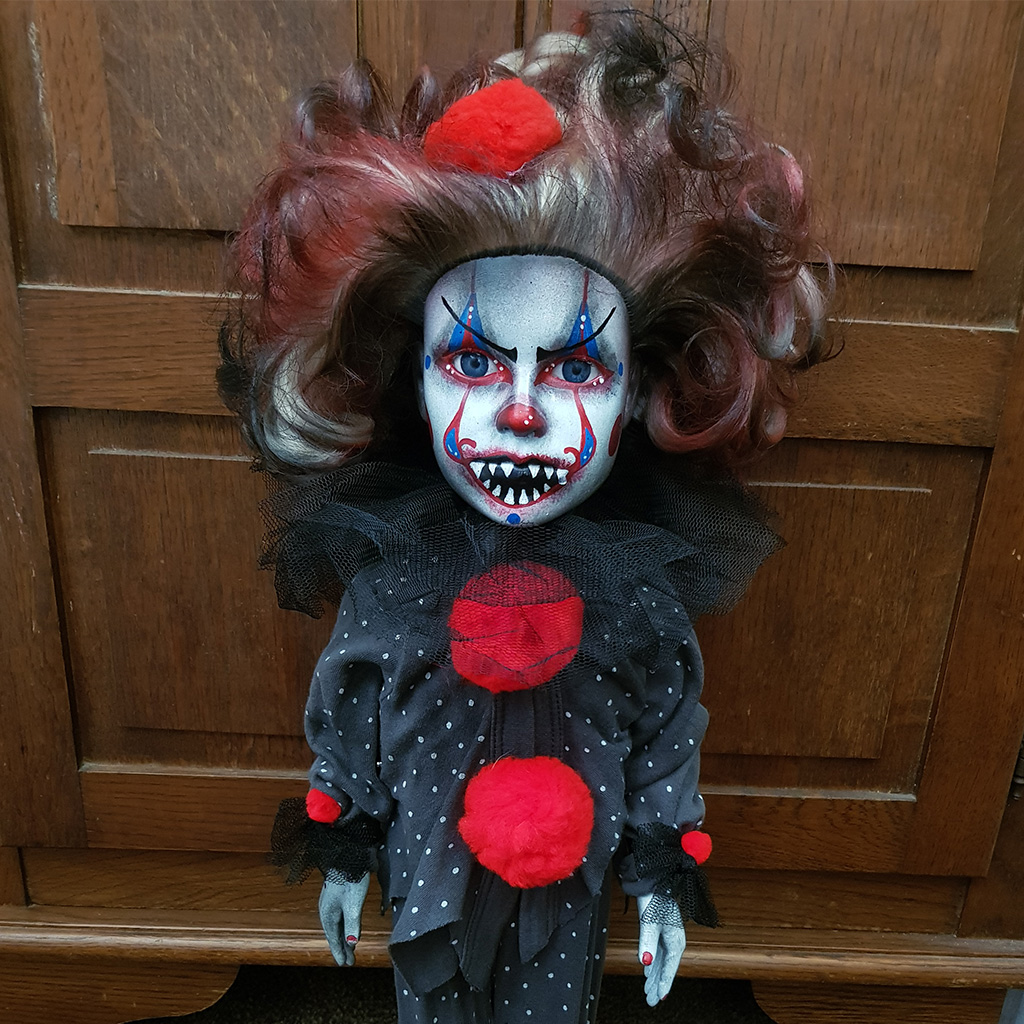 OOAK Scary Horror Doll - Carla the Clown