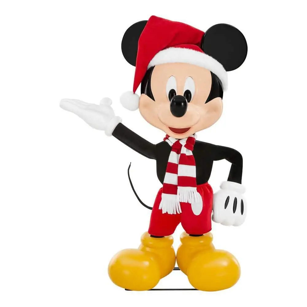美品24時間発送！ディズニー mickey’s holiday skaters Disney 4ft Holiday Mickey Mouse Animatronic | Mad About Horror