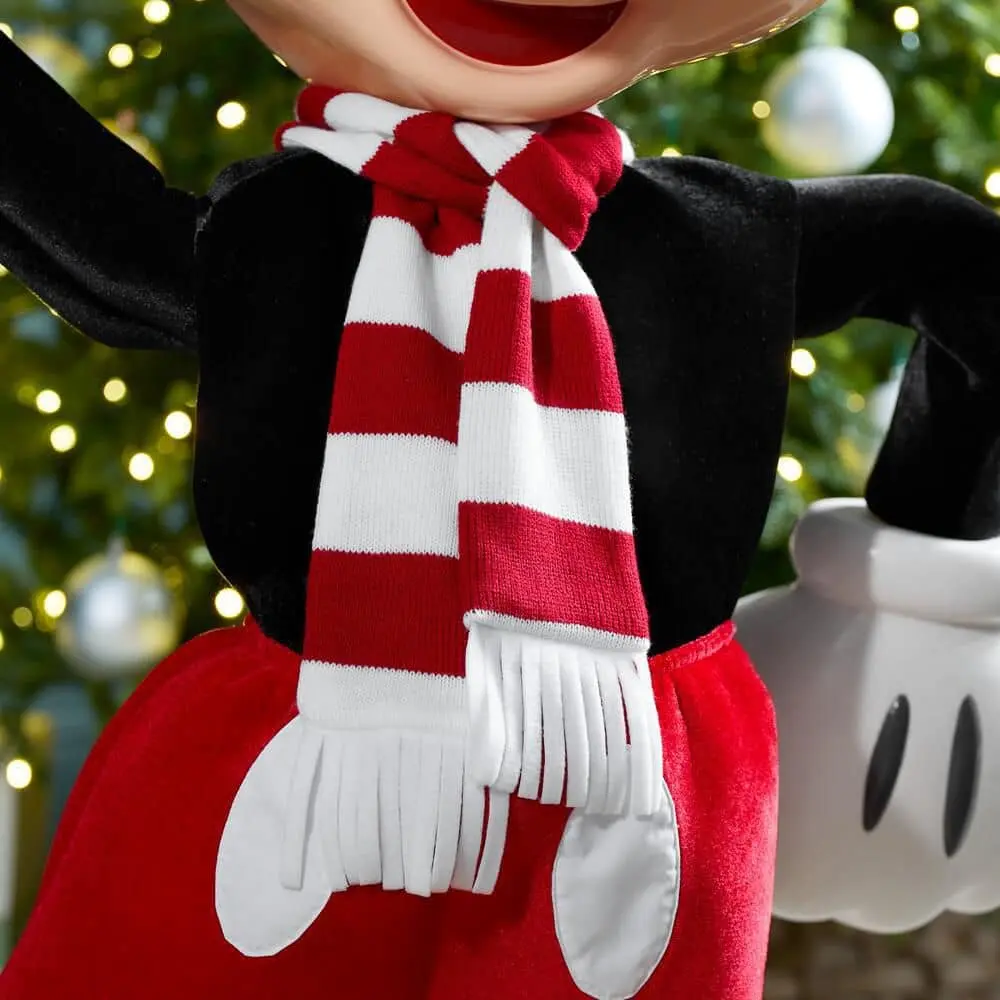 Disney 4ft Holiday Mickey Mouse Animatronic | Mad About Horror