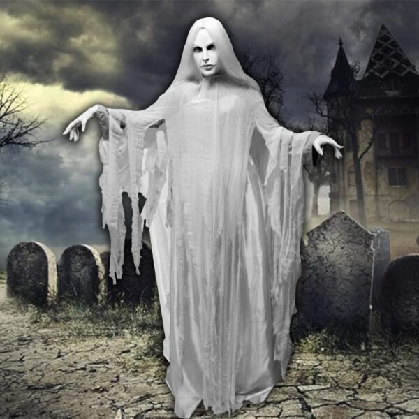 5ft Rising Ghost Woman Halloween Animatronic