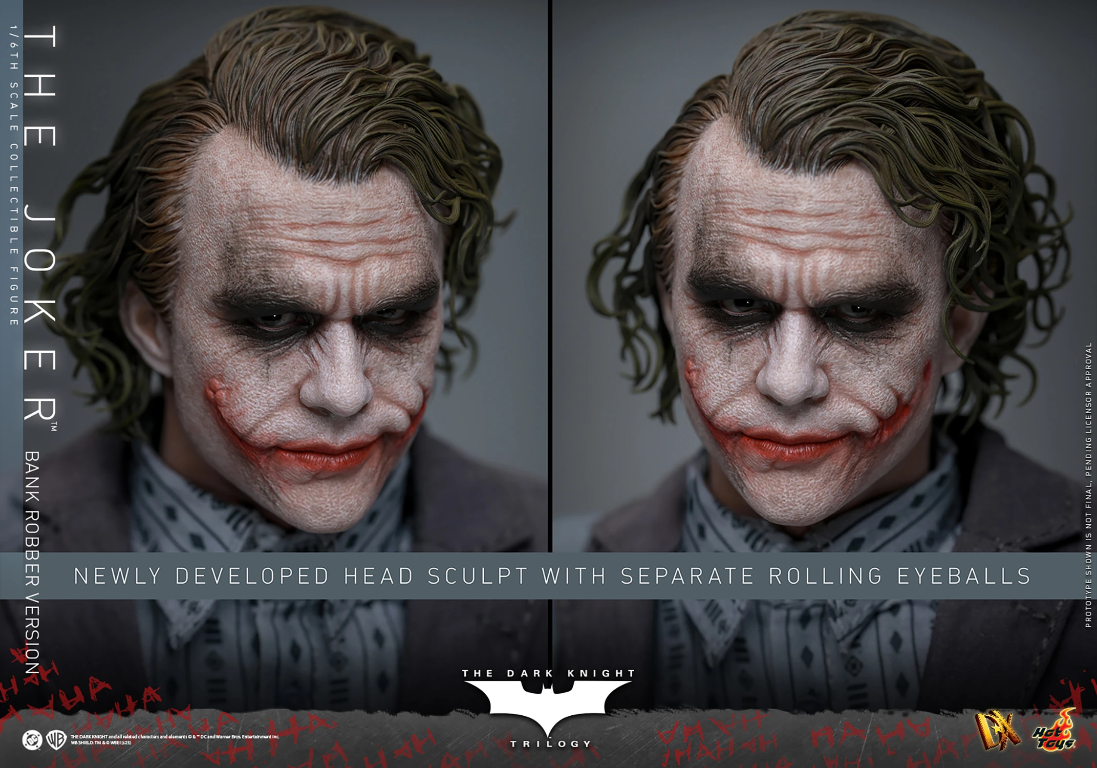 Hot Toys Batman: The Dark Knight - The Joker (Bank Robber Version) 1/6 Scale Action Figure