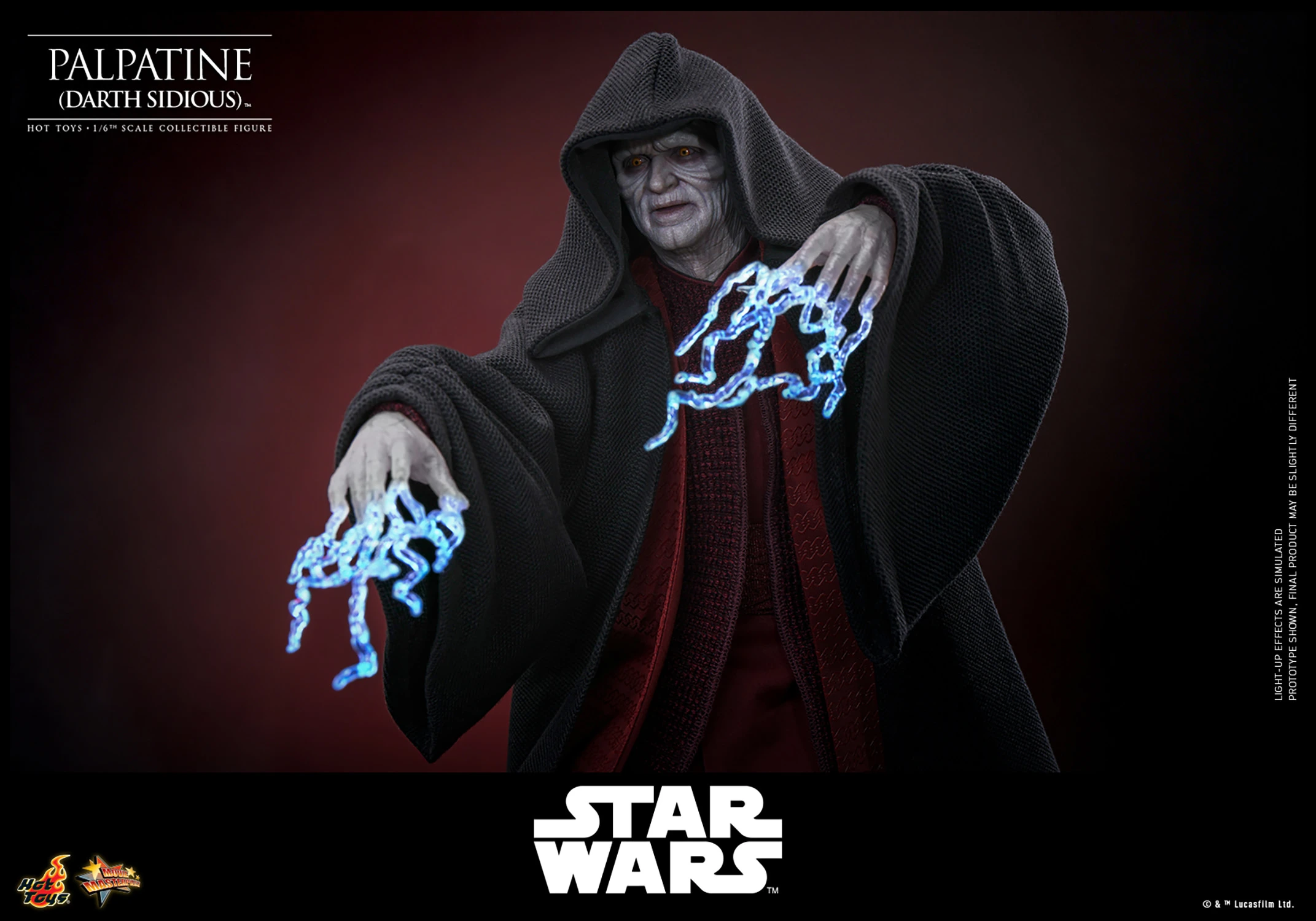 Hot Toys Star Wars - Palpatine (Darth Sidious) 1/6 Scale Action Figure