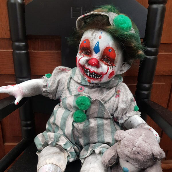 OOAK Scary Horror Doll - Terry the clown