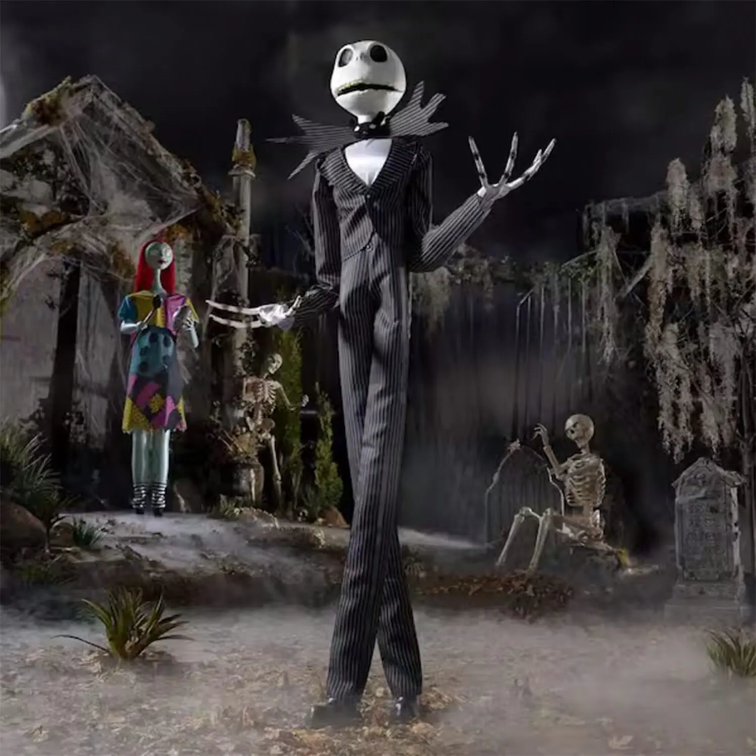 6.5ft Nightmare Before Christmas Jack Skellington Animatronic