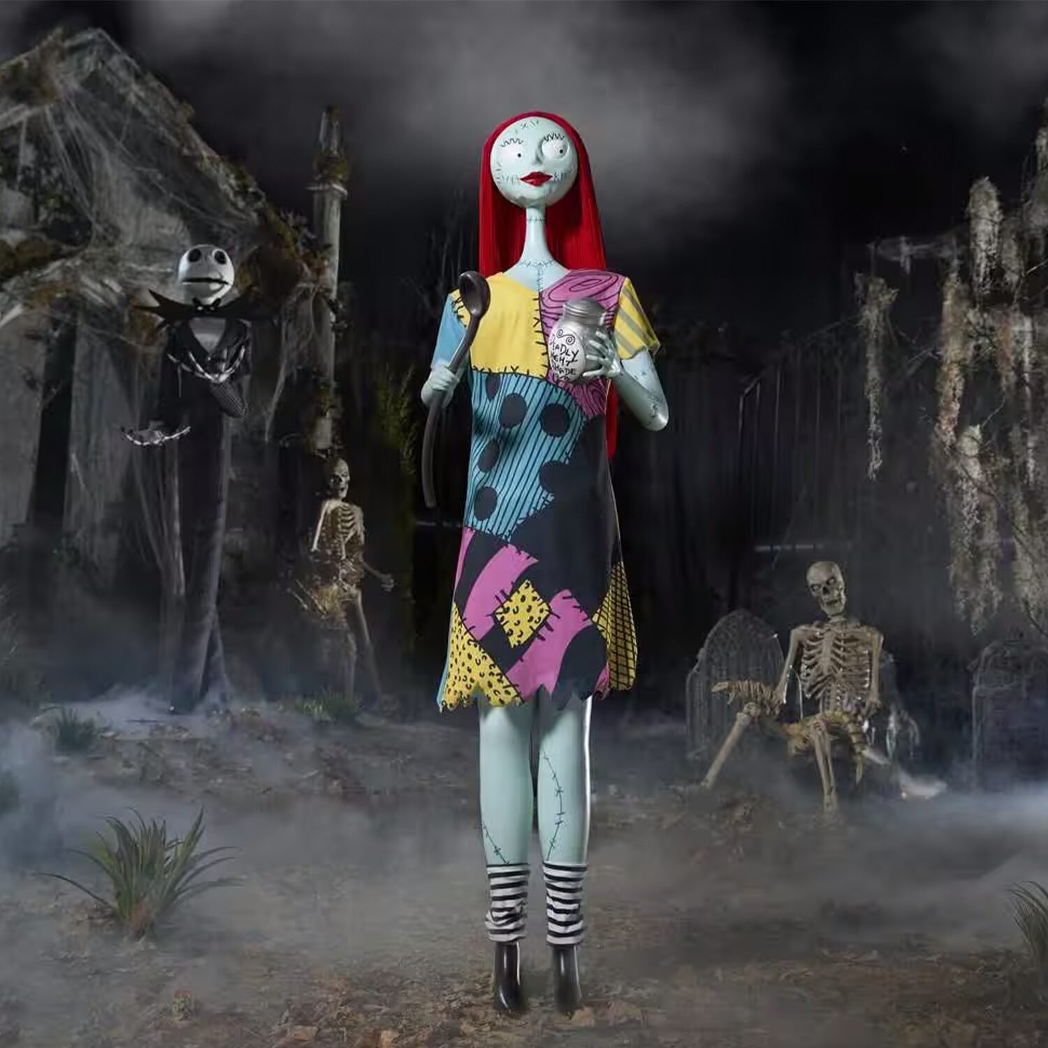 6ft Nightmare Before Christmas Sally Halloween Animatronic