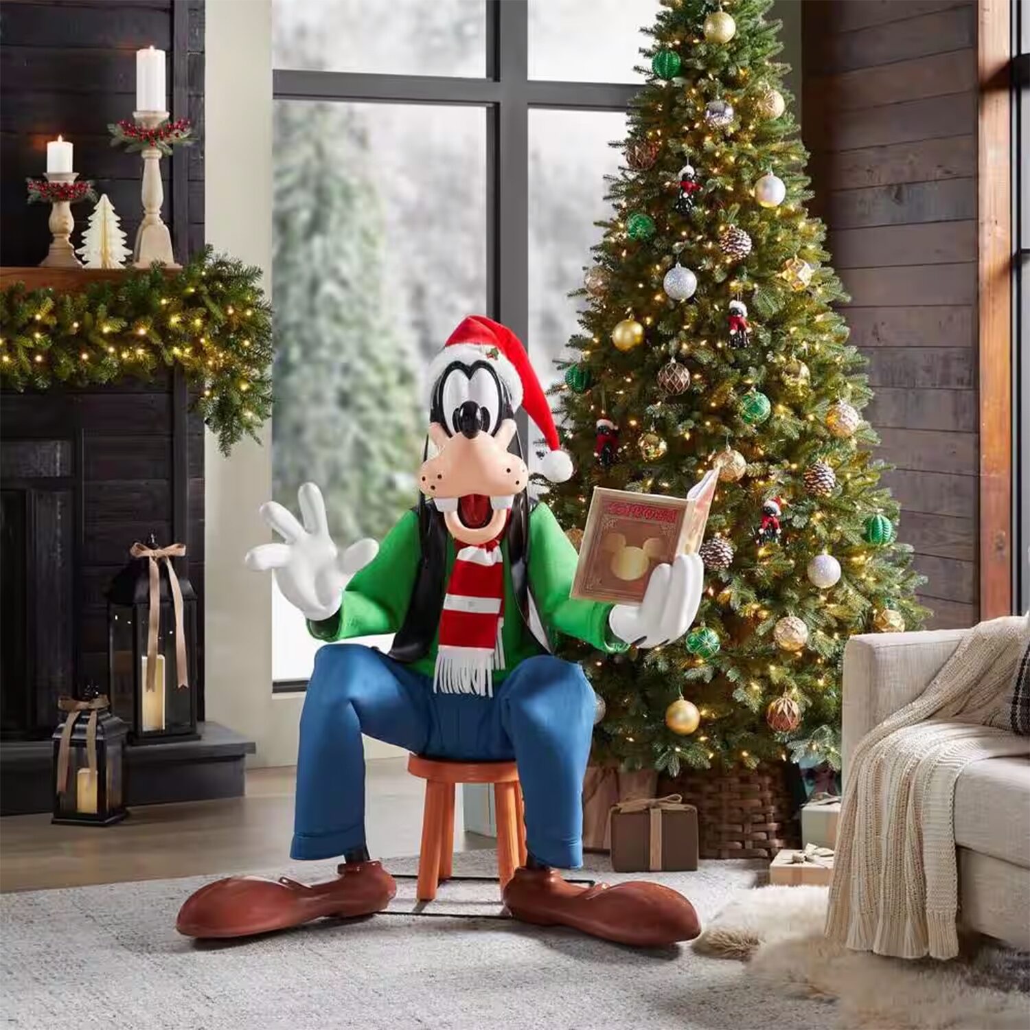 4ft Holiday Goofy Animatronic