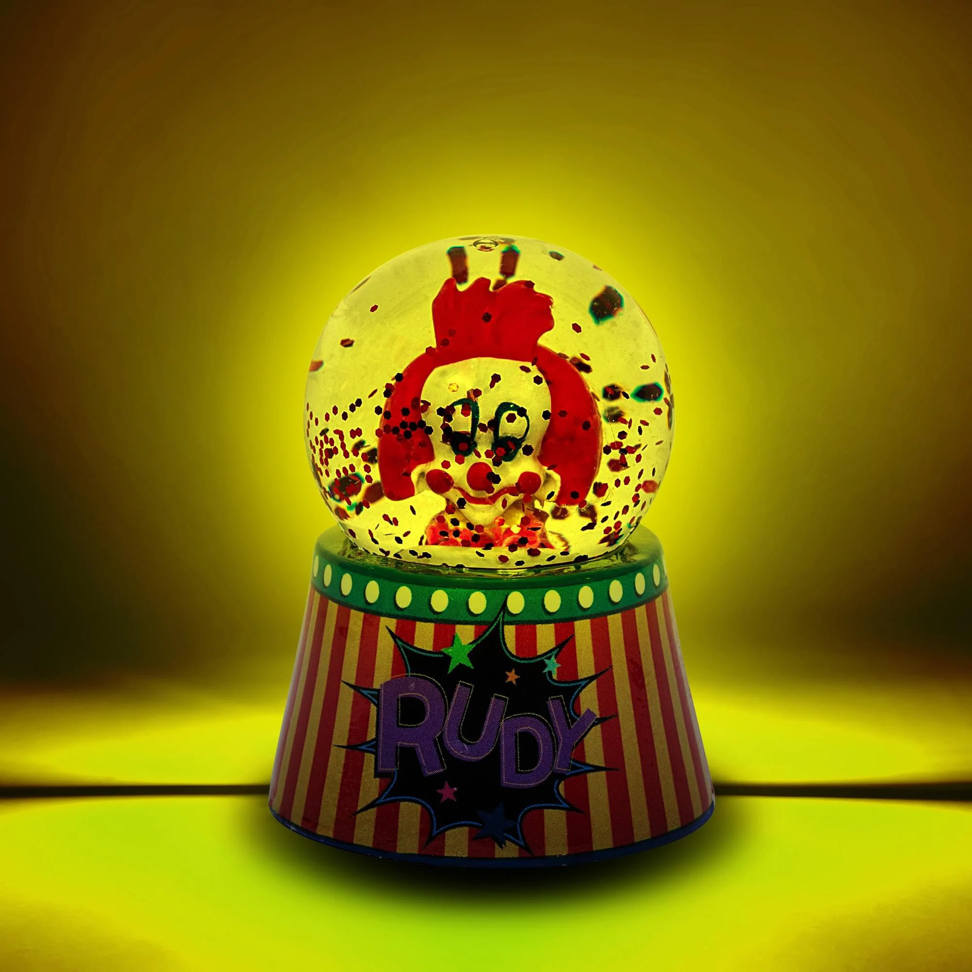 Killer Klowns From Outer Space - Rudy Mini Light Up Snow Globe