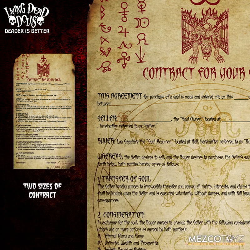 MEZCO The Return of The Living Dead Dolls - Lou Sapphire