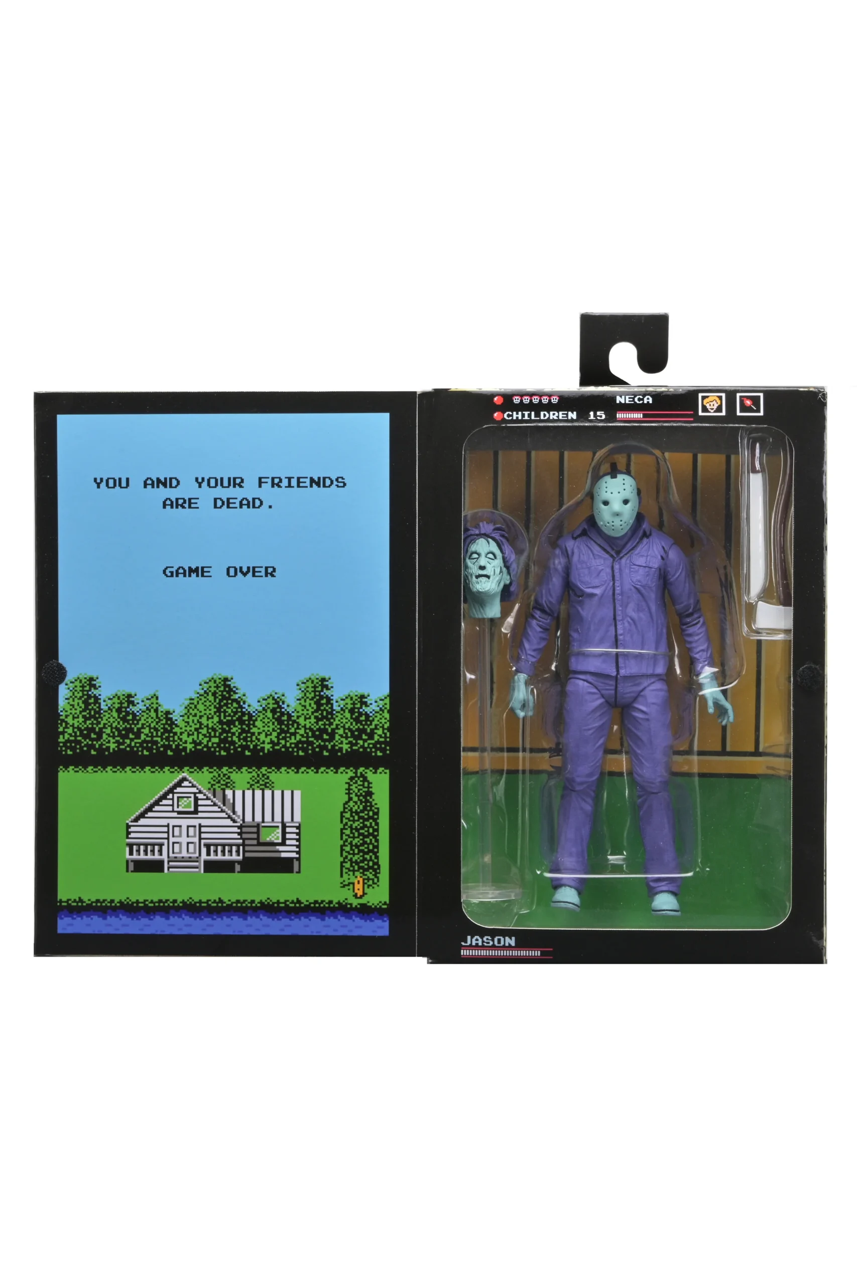 NECA Friday the 13th - Jason Voorhees Classic Video Game Appearance With Theme Music 7