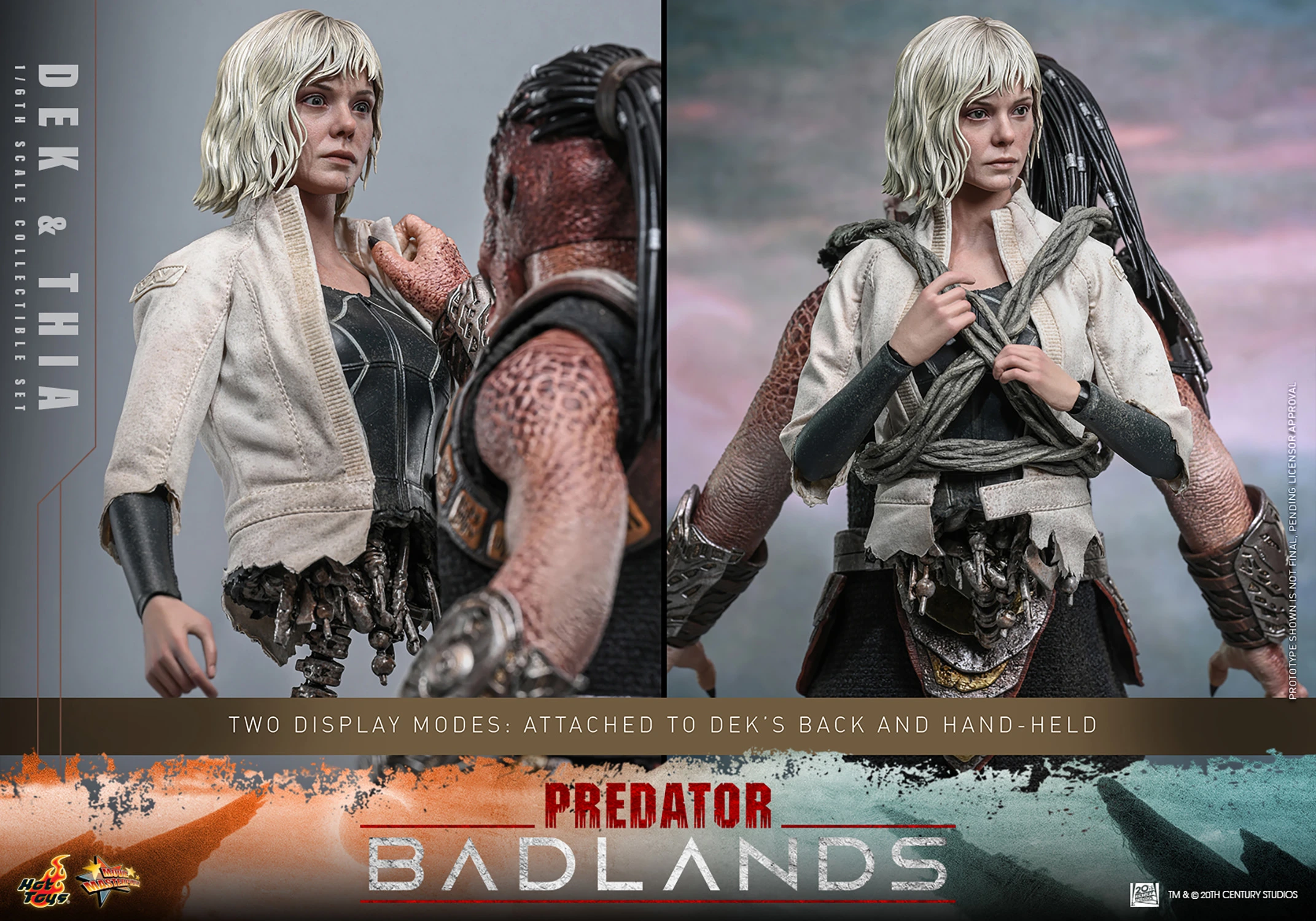 Hot Toys Predator Badlands - Dek and Thia 1/6 Scale Action Figure Set