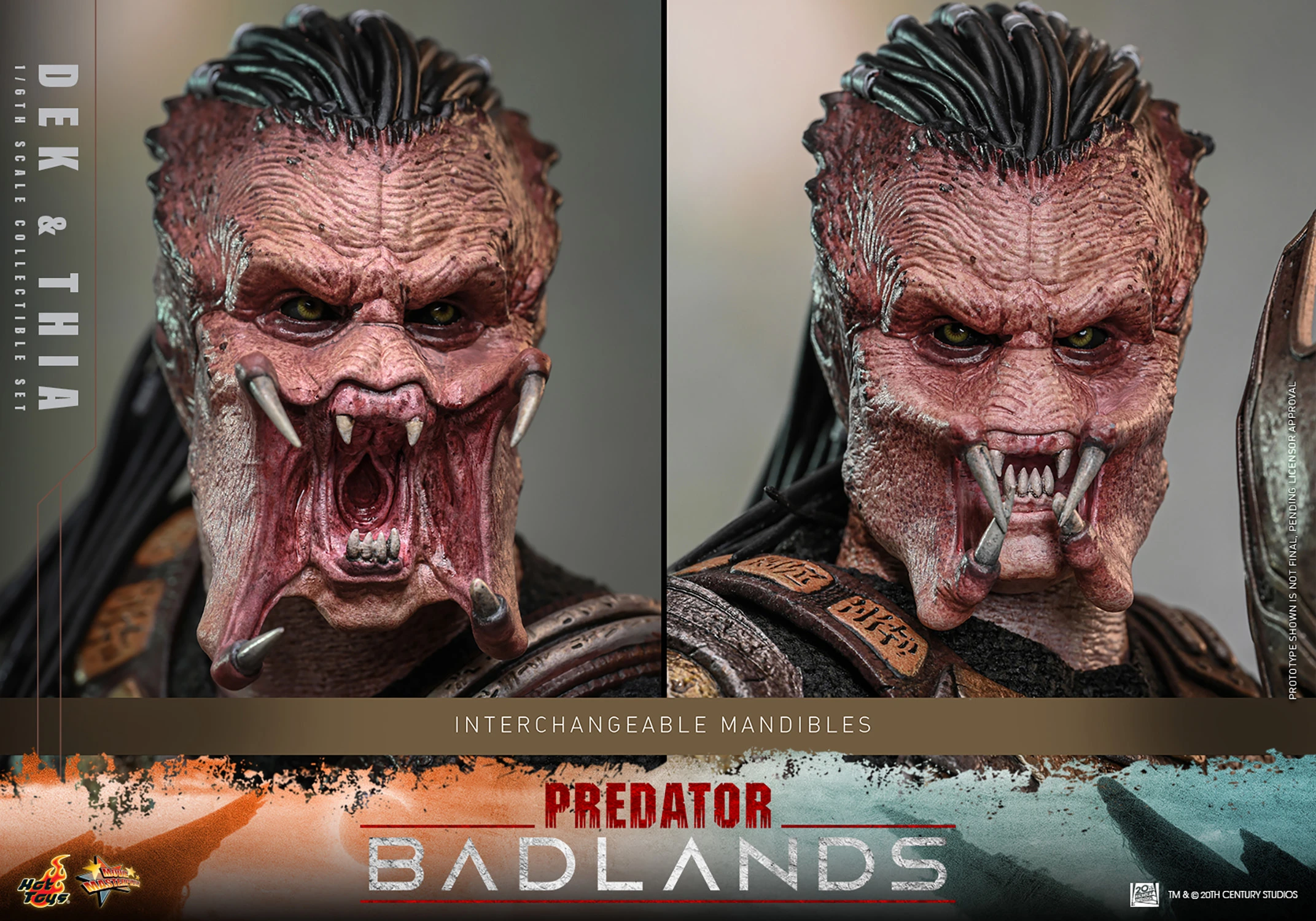 Hot Toys Predator Badlands - Dek and Thia 1/6 Scale Action Figure Set