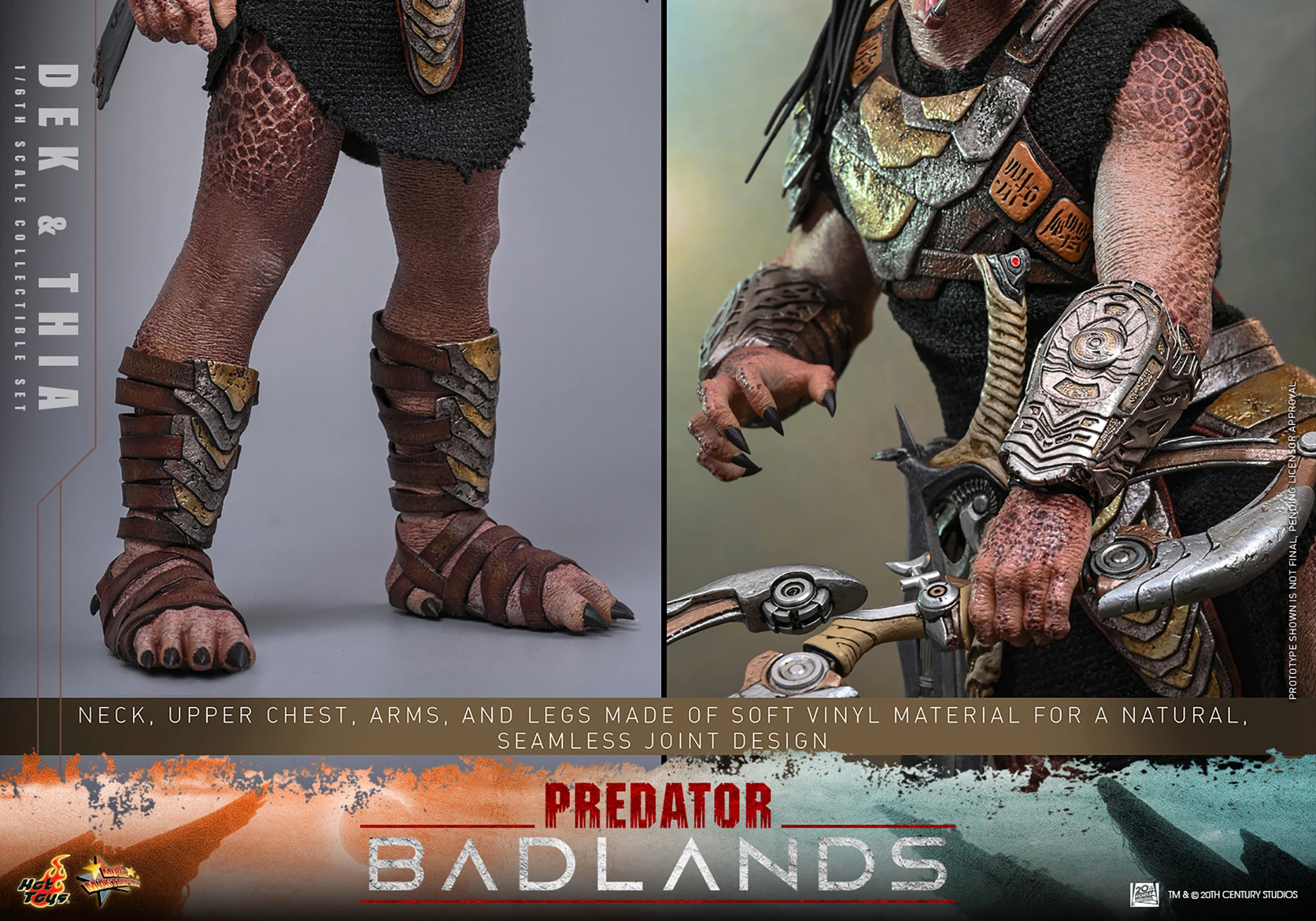Hot Toys Predator Badlands - Dek and Thia 1/6 Scale Action Figure Set