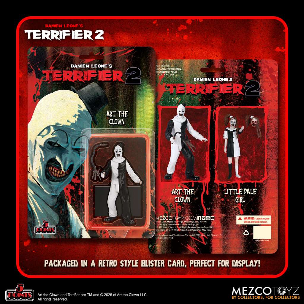 MEZCO Terrifier 2 - 5 Point Action Figures 2 Pack