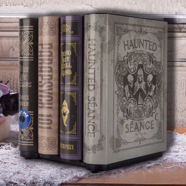 Moving Seance Spellbooks Halloween Animatronic